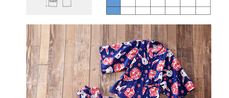 Pyjama mixte en Coton à manchon moyen - Ref 3005660 Image 11