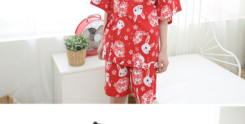 Pyjama mixte en Coton à manchon moyen - Ref 3005660 Image 50