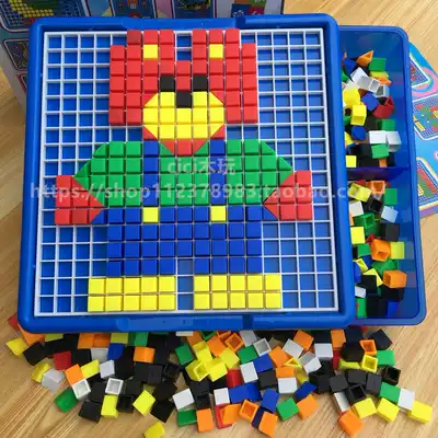 Children's toys put together building blocks early education puzzle mushroom nail puzzle 3-4-5-6 years old boys and girls baby gifts