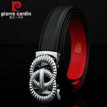 Pilkadan leather belt womens automatic buckle wild leather pants with cowhide red casual belt tide of the year of life