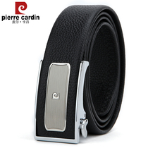 Pilkadan new belt mens business automatic buckle mens leather belt Cowhide soft formal pants