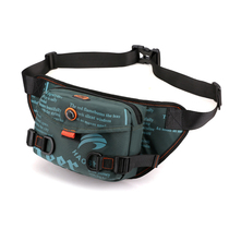 Outdoor sports large capacity waterproof running Bag Men fashion street shoulder cross mens bag business cash register