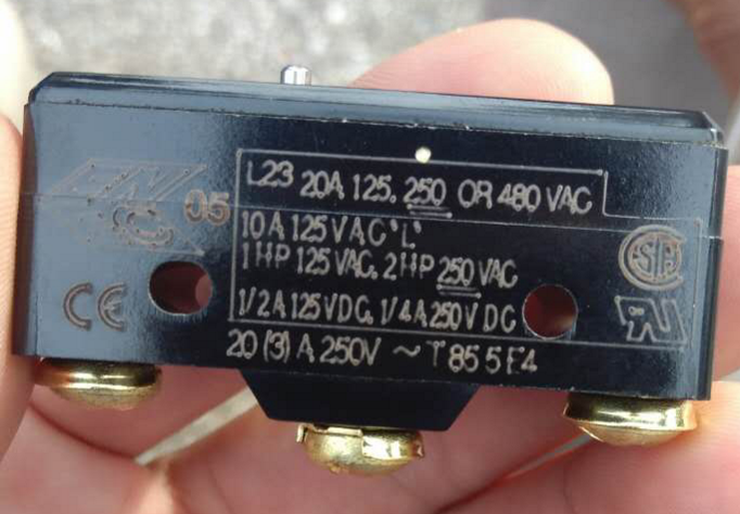 L23 20A 125250 OR 480VAC 10A 125VAC MEXICO BA-2R62-A4-Taob