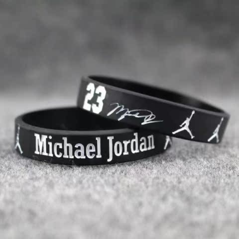 Mua 2 tặng 1 miễn phí nba bóng rổ thể thao silicone vòng đeo tay người đàn ông bay Jordan bull 23 aj vòng tay người yêu quà 	quả bóng rổ spalding