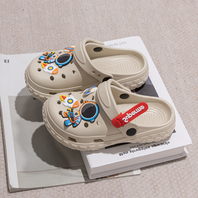 Lidani Children's Slippers Boys' Clogs 2026 New Summer Big Kids Non-Slip Beach Boys' Closed-Toe Sandals — 2