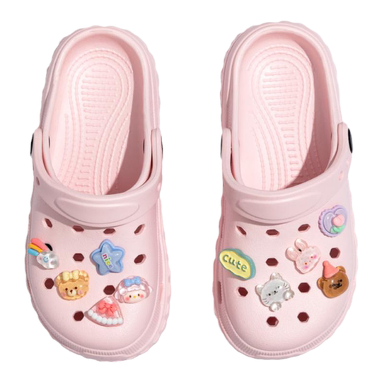 儿童凉鞋女孩2025新款夏季外穿洞洞鞋女童防滑沙滩eva中大童拖鞋