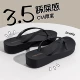 Спокойный черный [увеличенная высота толстой подошвы]