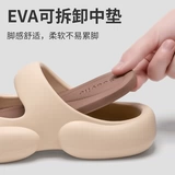 Женская летняя одежда 2025 Новая ева толстая единственная вечерняя работа Baotou Sandals Beach Shoes