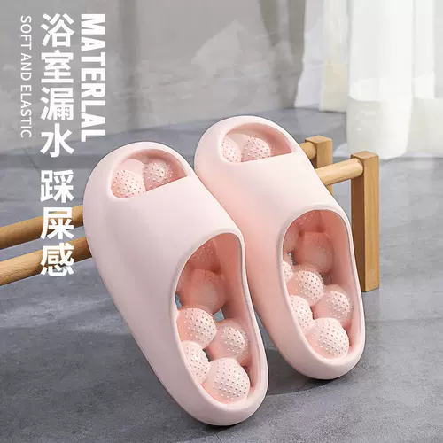 Тапочки, обувь, нескользящий массажер на платформе, слайдеры