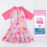 Детский купальник для принцессы, детская юбка для плавания, защита от солнца