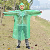Cozy Disposable Raincloth Plastic Disposable Rain Clothes Adult General