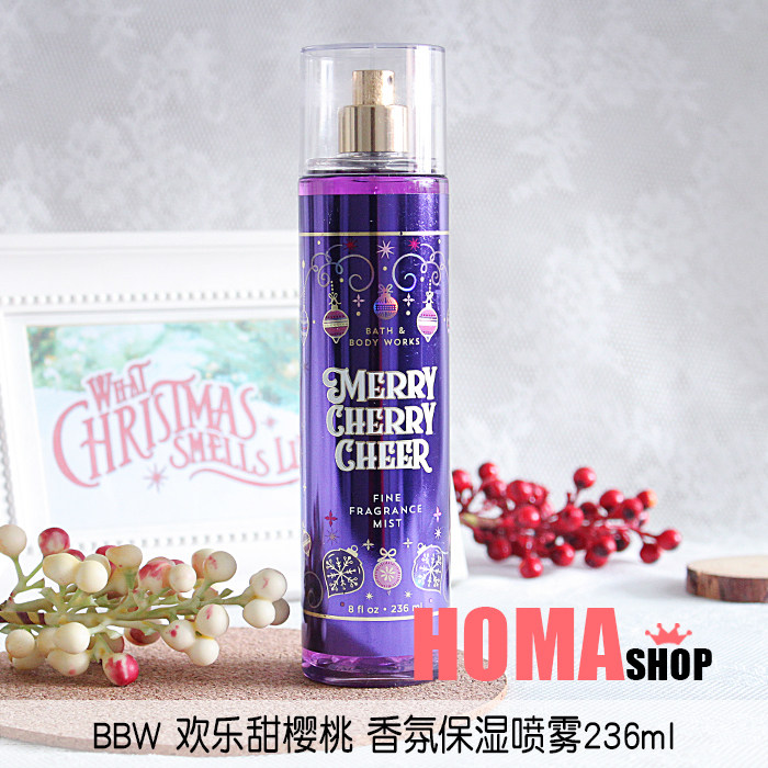 BBW Joy Sweet Cherry Body Perfume Spray 236ml clear and moisturizing US BathBodyWorks