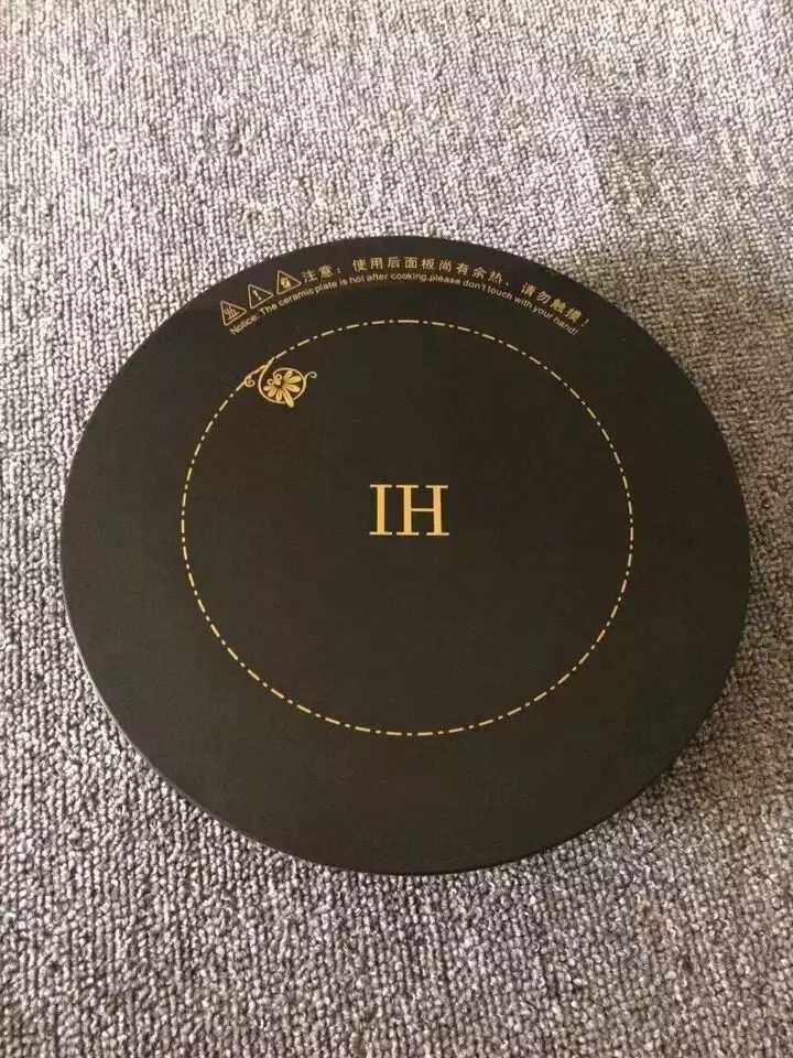 Electromagnetic oven microcrystalline glass panel Black crystal high temperature panel 24CM24 5cm25CM26CM27CM19 5