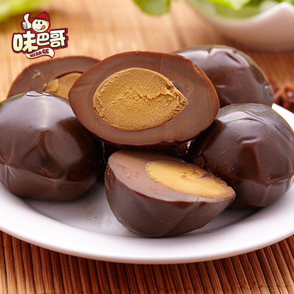 味巴哥 五香卤蛋 20个 天猫优惠券折后￥19.9包邮（￥34.9-15）