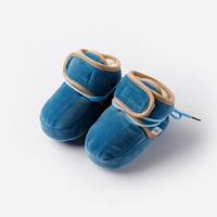 Синие полуботинки