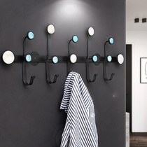 Door entrance adhesive hook Wall Wall creative non-hole hanger bedroom storage wall coat hook