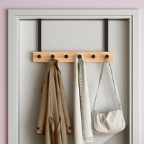 Punch-free bedroom door rear adhesive hook nail-free door hanger door back clothes hanger clothes hook storage