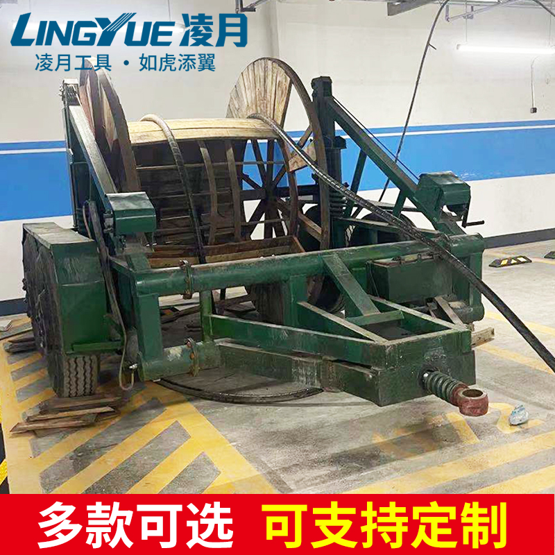 Cable Release Trailer Hydraulic Discharge Truck Wire Disc Retracting Line Tractor Cable Hand CrankEd Vehicle Multifunctional Gun Truck