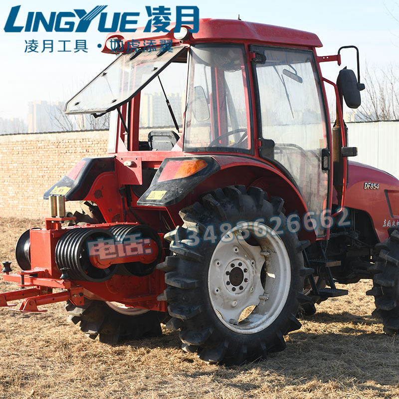 Dongfeng 854 four - wheel grinding machine four - way tractor fast horizontal tractor high - altitude rack tensile machine