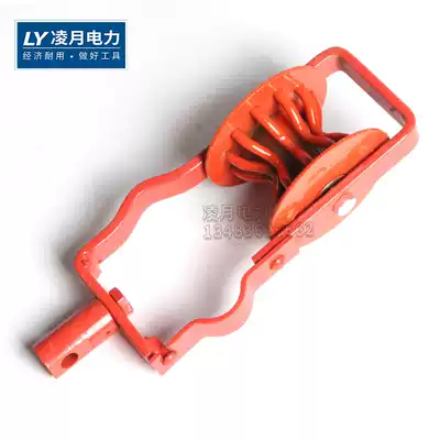 High-altitude two-wheeled skateboard sliding chair hanging chair Roller skating car skateboard sliding chair Electric communication construction hanging chair accessories