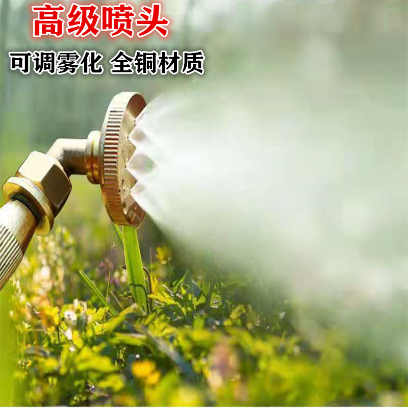 Agricultural Electric Sprayer Pesticide Spray Dosing Machine 8 Eyes Copper Shower Nozzle Fine Atomization Agricultural High Pressure Copper Spray Head