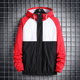 Jacke Herren Windjacke 2024 Frühling und Herbst neue Herren gewebte Sportbekleidung Jacke Kapuzenoberteil winddichte Jacke
