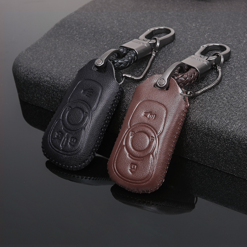 Suitable for 14-21 20 Buick Encore key bag cover leather small busy cow decoration car special protective case