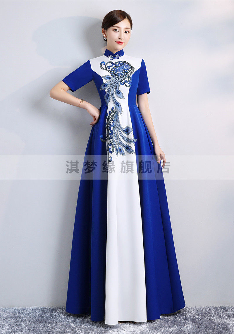 Robe de soirée manche de princesse - Ref 3210762 Image 16