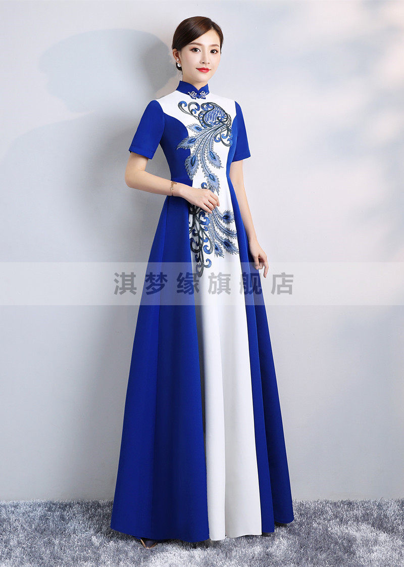 Robe de soirée manche de princesse - Ref 3210762 Image 17