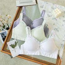 New fixed cup bra girls underwear womens thin bra junior high school and high school students breathable development bra