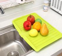 creative rectangular drainage rack household sink dish rack kitchen drainage tray tea tray fruit tray storage