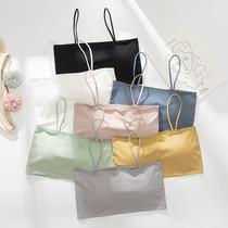 Factory new style student girl youth wrapped chest short thin suspender one-line seamless tube top female custom-made