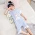 Đồ ngủ một mảnh cho bé gái dễ thương cotton mùa hè mỏng romper đồ ngủ trẻ em mặc nhà chống đá dịch vụ trẻ em - Áo liền quần Áo liền quần