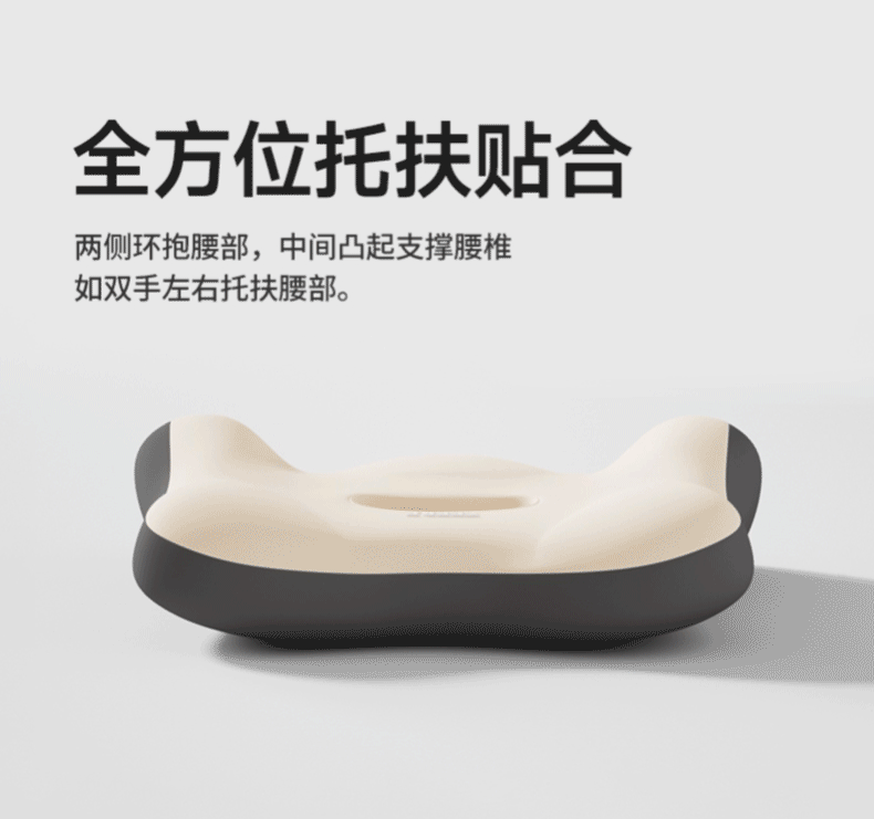 Car Lumbar Support Pillow for Long Sitting, Seat Cushion for Drivers, Car Seat Lumbar Support, Waist Pad