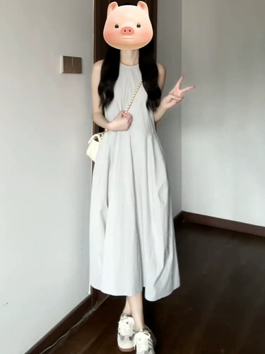 Летнее элитное платье без рукавов, французский стиль