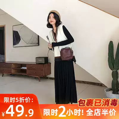 2021 women's new crotch-covering Western dress fat mm Hyuna style thin two-piece suit Western style early autumn trend