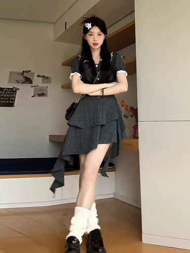 Чай, летнее асимметричное дизайнерское платье