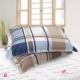 Vỏ gối bằng vải bông cotton gối bông có khóa kéo dày, vỏ gối bằng vải cotton đơn / bọc một cặp 74 * 48cm
