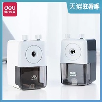 Deli pencil sharpener Pen sharpener Hand automatic pen sharpener Pen sharpener for primary school students Electric pen sharpener Small portable sketch special planer pen machine Art students Childrens manual pencil sharpener