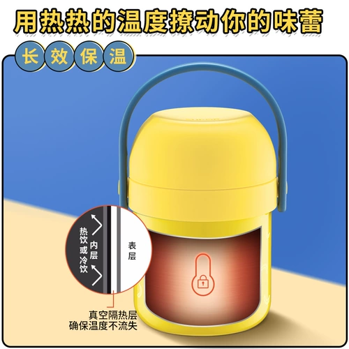 Термическая бочка, портативный ланч-бокс для домашнего использования из нержавеющей стали, нержавеющая сталь AISI 304