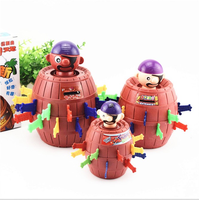 Special Pirate Wooden Barrel Uncle Inserted Sword Game Pirate Barrel Stabbing Pirate Crisis Barrel Toy Ground Night Market