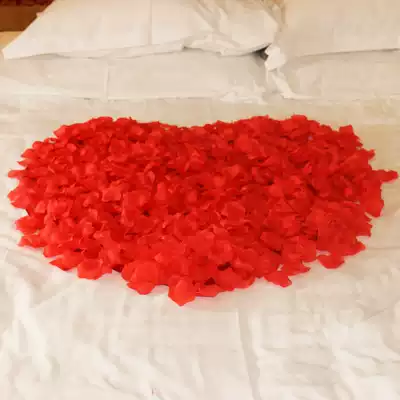 Wedding romantic confession Simulation rose fake petals Wedding bed sprinkler Wedding supplies Wedding room scene decoration