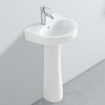 Column basin Ceramic wash basin Small apartment bathroom Balcony basin Pool plate One-piece basin Floor-to-ceiling washbasin