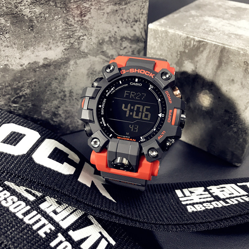 Casio New Mudman G-Shock Solar Radio Wave Triple Sensor Barometric Pressure Watch Gw-9500-1/3/1A4 Casio New Mudman G-Shock Solar Radio Wave Triple Sensor Barometric Pressure Watch Gw-9500-1/3/1A4