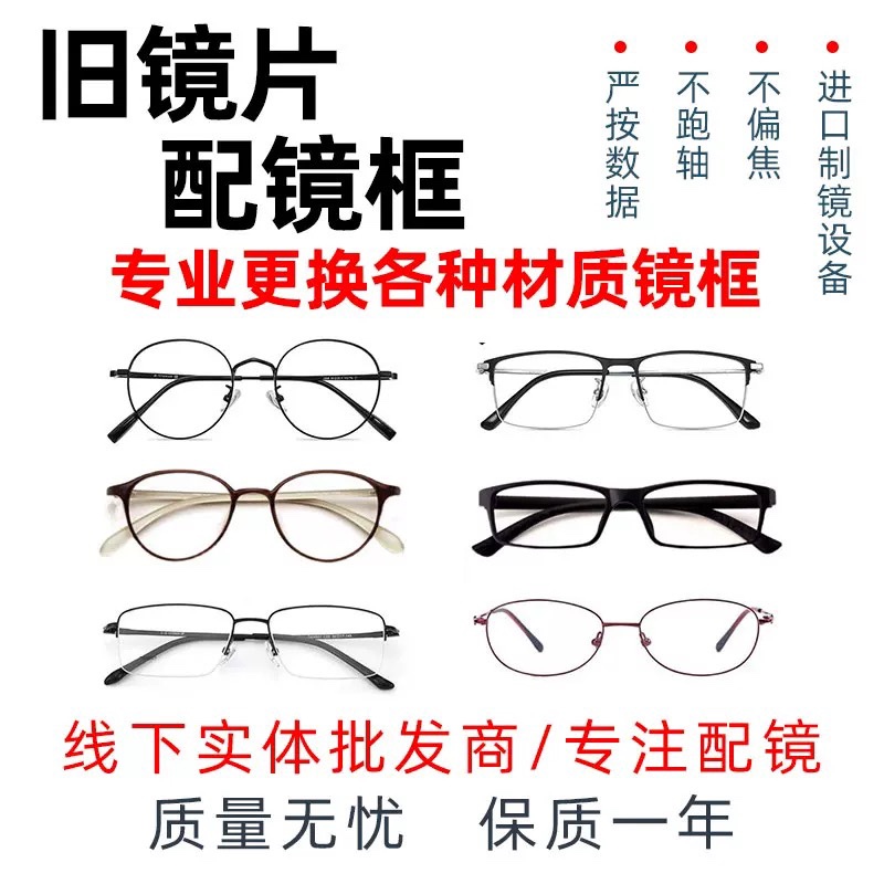 Lens Replacement with Frames, Prescription Lenses with Frames, Old Lens Replacement with Frames Service, Old Lens with Frames