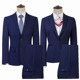 ໃໝ່ 2024 Buick 4S store suit workwear sapphire blue original ໂຮງງານຂາຍຜູ້ຊາຍແລະແມ່ຍິງ slim fit suit jacket workwear