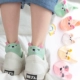 Cô gái vớ cotton mùa xuân và mùa thu mỏng phần dễ thương siêu dễ thương 3-5-7-9-12 tuổi trẻ em lưới tất mùa hè - Vớ