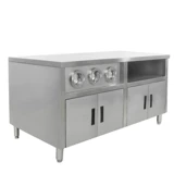 阿迪宝 Бургерная для коммерческого использования из нержавеющей стали, рабочое оборудование, увеличенная толщина