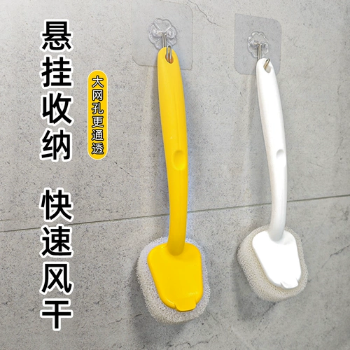 Bionic Loofah Pot Crate Home Kitchen Cooking Чистая посуда, уборка, щетка, артефакт, длинная ручка, мытья горшок, щетка, щетка головка