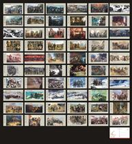 2024 Chinese Workers and Peasants Red Army Long March large-format postcards set of 60 11X18 cm
